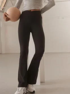 Next Black Active Balance Wrap Front Flared Leggings^Women Leggings & Sweatpants