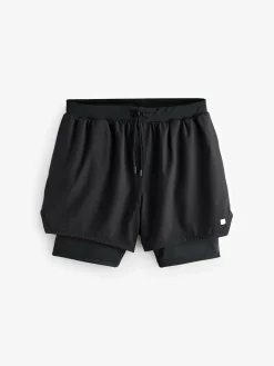 Outlet Next Active 2-In-1 Shorts Black
