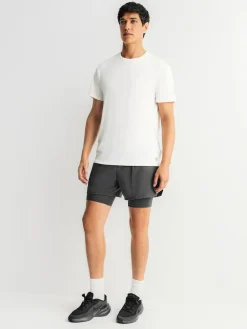 New Next Black Active 2-In-1 Shorts 2 Pack