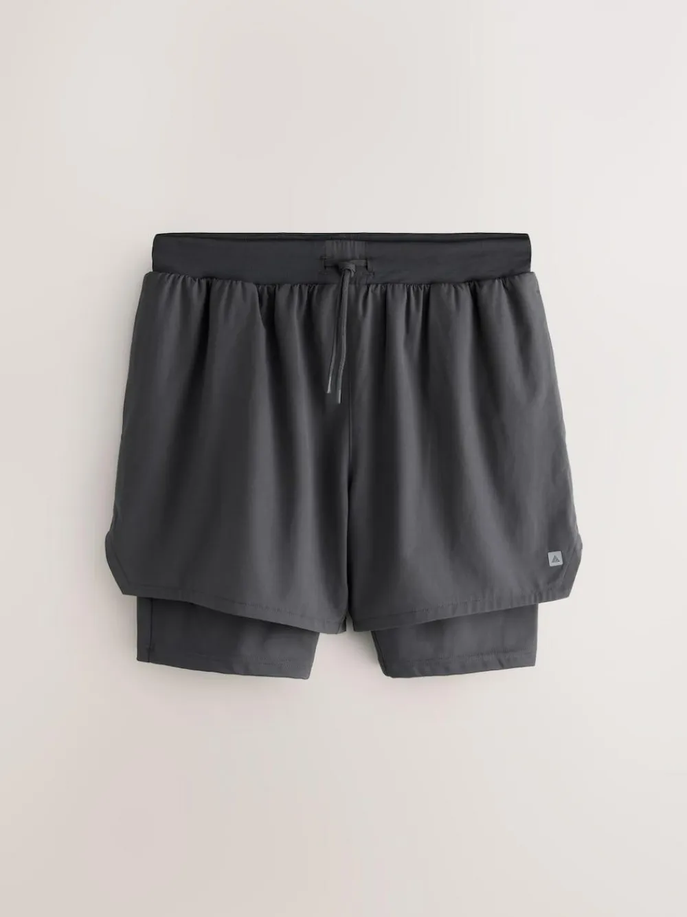 New Next Black Active 2-In-1 Shorts 2 Pack