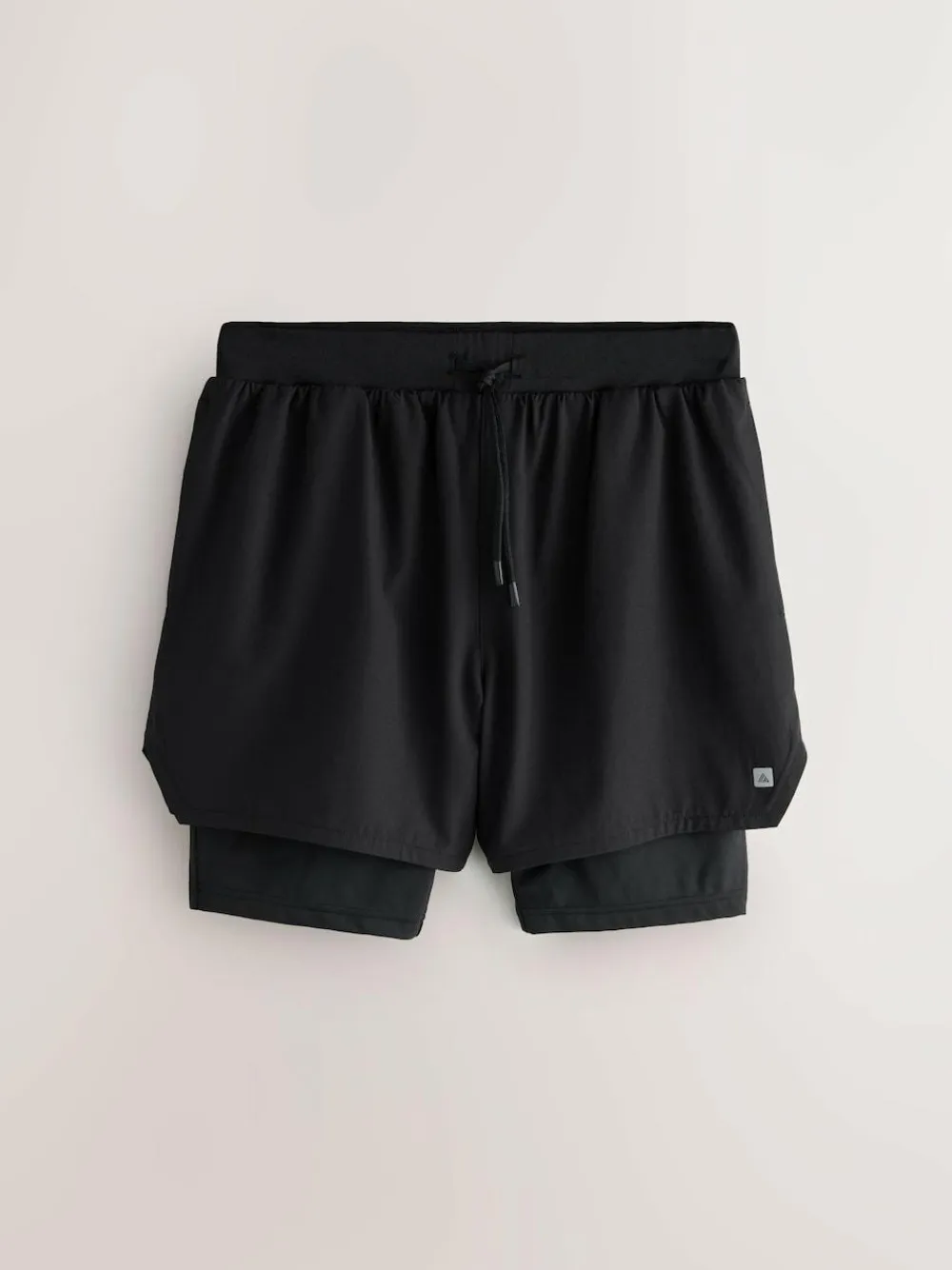 New Next Black Active 2-In-1 Shorts 2 Pack