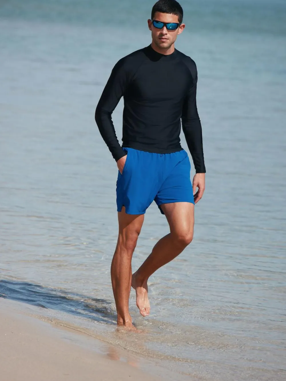 New Next Black Active Long Sleeve Rash Vest