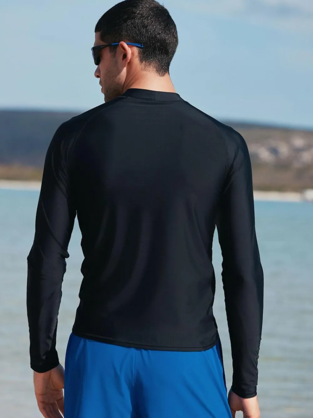 New Next Black Active Long Sleeve Rash Vest