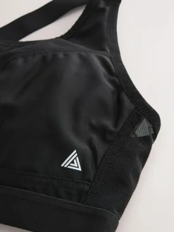 Discount Next Active Sports High Impact Dry Tech Crop Tops 2 Pack Black