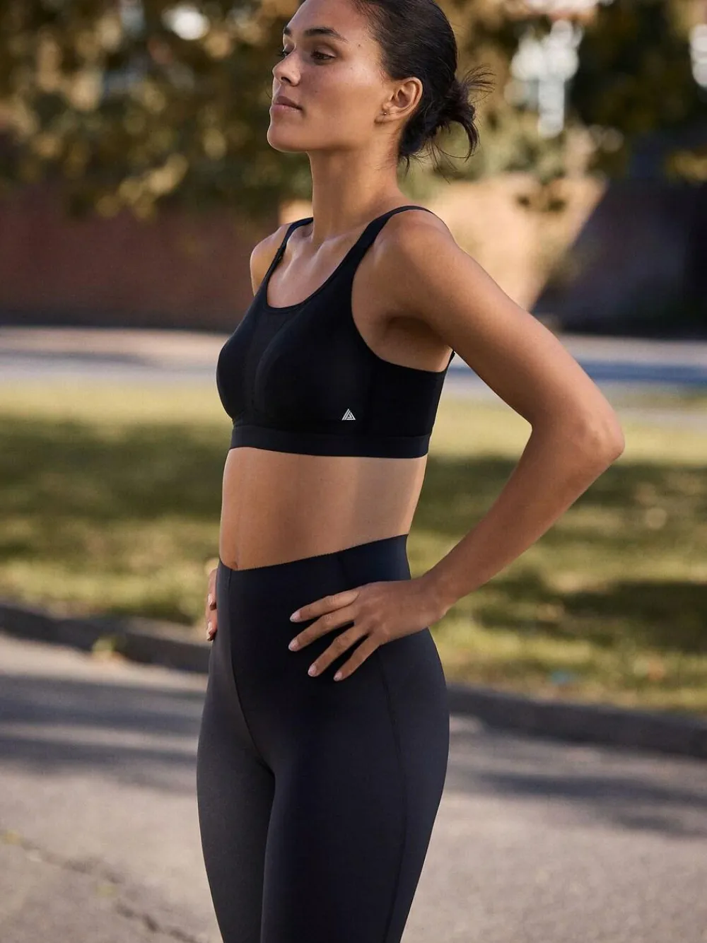 Discount Next Active Sports High Impact Dry Tech Crop Tops 2 Pack Black