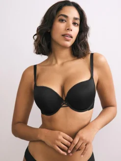Online Next A-DD Push-Up Triple Boost Plunge Bra Black