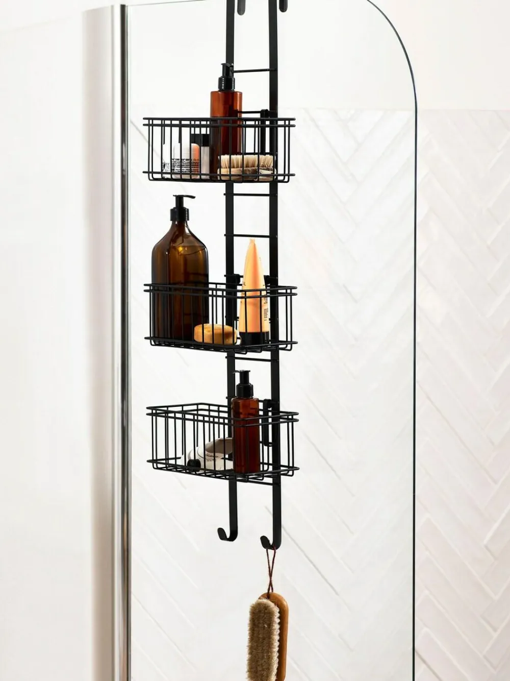 Next Adjustable Shelf Shower Caddy^ Bathroom Accessories
