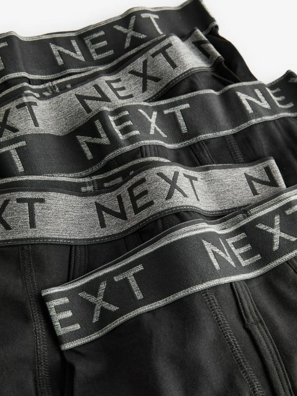 Next Black A-Front Trunks 5 Pack (3-16yrs)^BOY Underwear
