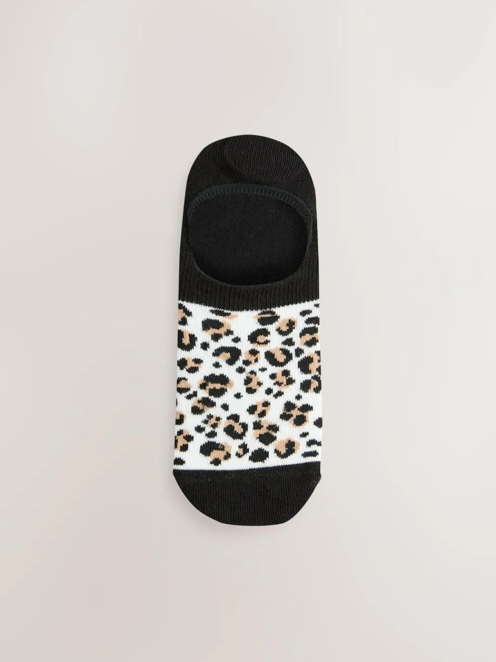 Next Black Animal Invisible Trainer Socks 5 Pack^Women Socks & Tights