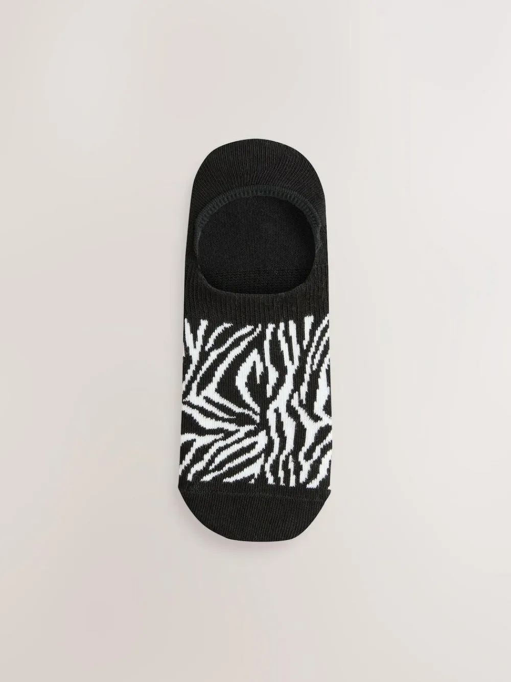 Next Black Animal Invisible Trainer Socks 5 Pack^Women Socks & Tights