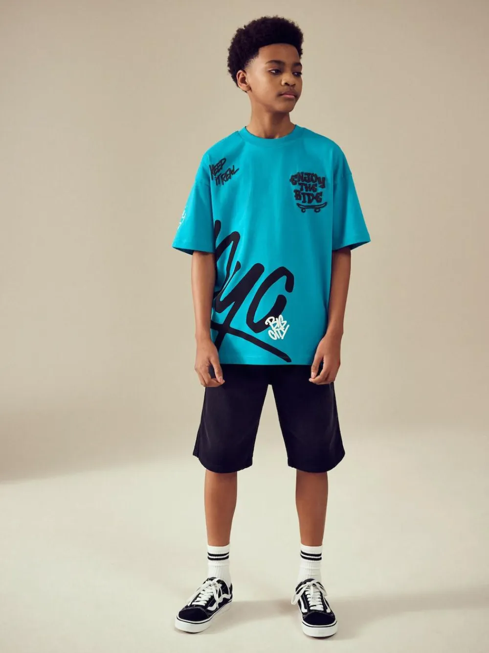 Next Bermuda Pull On Denim Shorts (3-16yrs)^BOY Shorts
