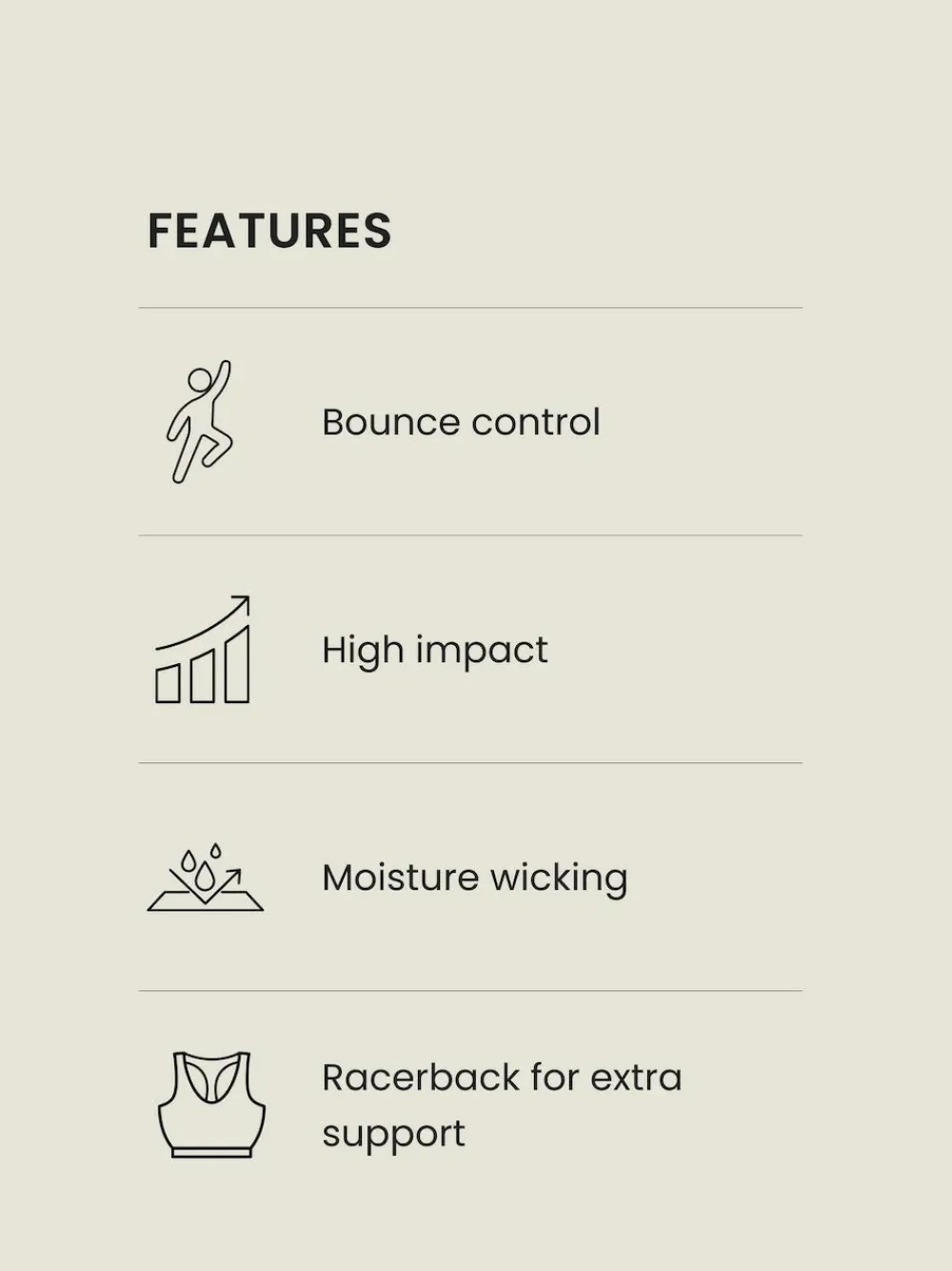 Next B-G Active High Impact Dry Tech Sports Bra^Women Bras|All Lingerie