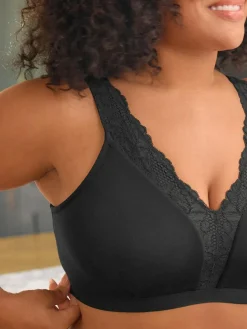 Next B-H Total Support Ultimate Comfort Supersoft Non Pad Non Wire Bra Black