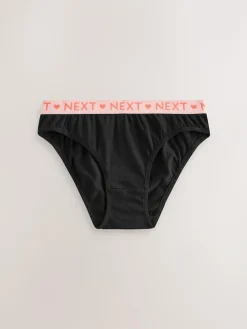 Next Bikini Briefs 7 Pack (5-16yrs) Black