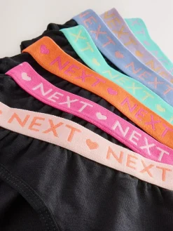 Next Bikini Briefs 7 Pack (5-16yrs) Black