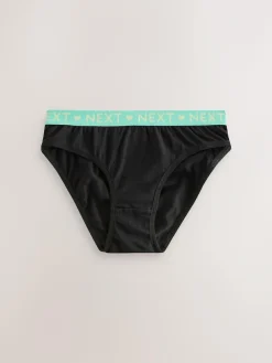 Next Bikini Briefs 7 Pack (5-16yrs) Black
