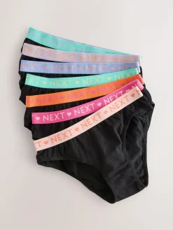 Next Bikini Briefs 7 Pack (5-16yrs) Black