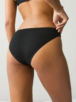 Next Bikini Cotton Rich Knickers 7 Pack Black