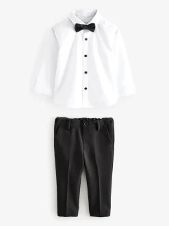 Next Blazer, Shirt, Trousers And Bow Tie Set (3mths-9yrs)^BOY Occasionwear|Sets & Co-Ords
