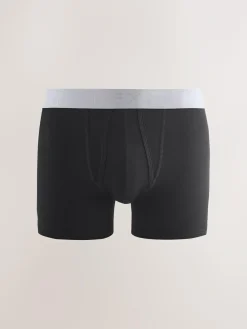 Next Black Blue/Brown Waistbands A-Front Boxers 10 Pack^ Underwear|Underwear