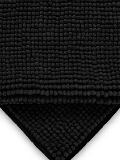 Next Black Bobble Bath Mat^ Towels & Bathmats