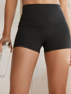 Next Black Booty Sports Dry Tech Tummy Control Shorts^Women Shorts