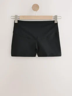 Next Black Booty Sports Dry Tech Tummy Control Shorts^Women Shorts