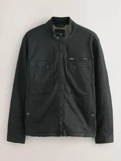 Next Borg Lined Zip Through Funnel Jacket^ Coats & Jackets|Coats & Jackets