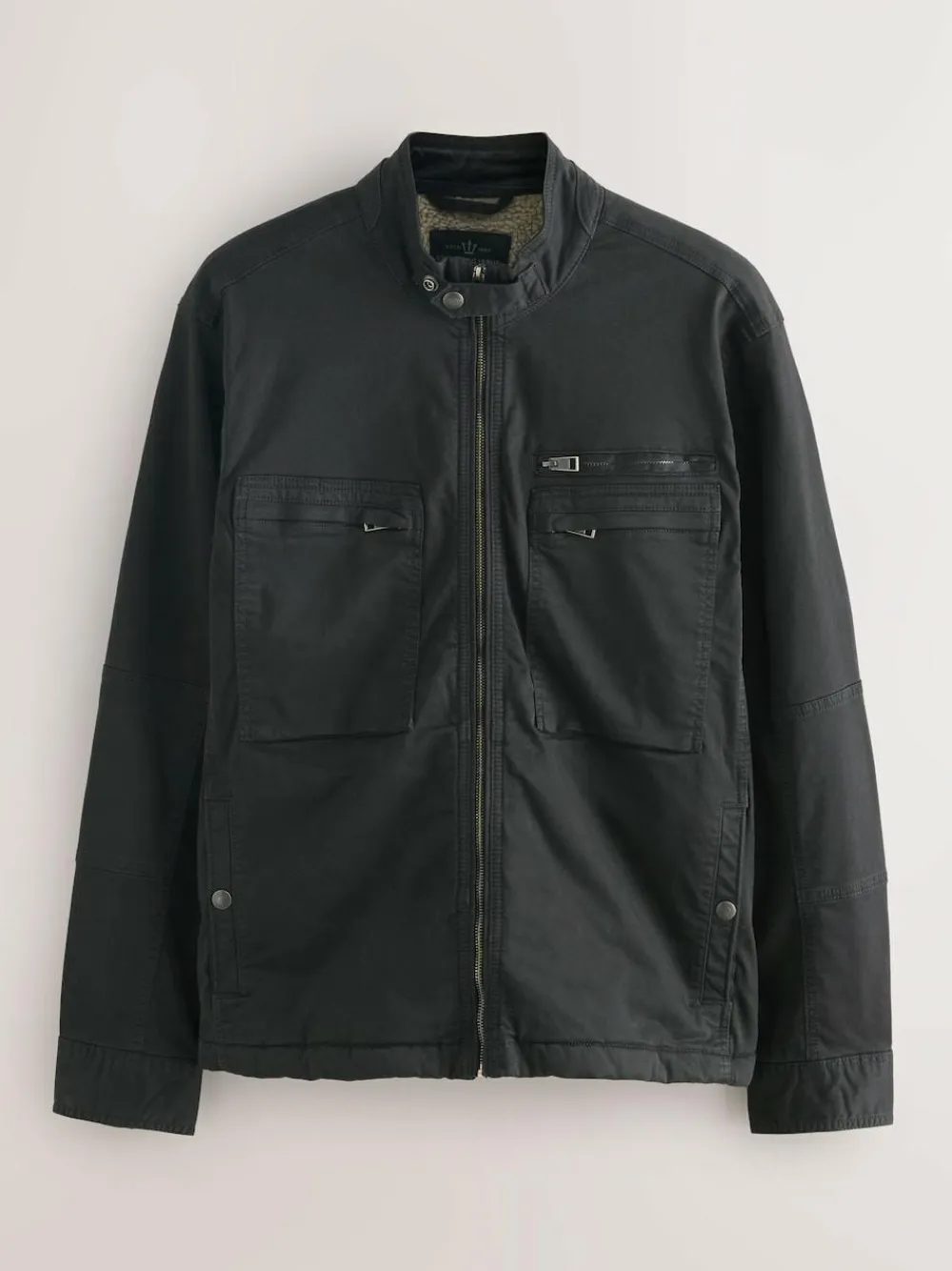 Next Borg Lined Zip Through Funnel Jacket^ Coats & Jackets|Coats & Jackets