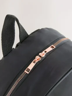 Next Black Bow Backpack^ Bags