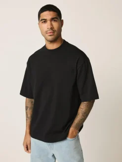 Best Next Boxy Heavyweight T-Shirt Black