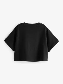 Online Next Boxy T-Shirt (3-16yrs) Black
