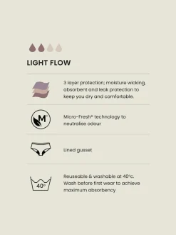 Next Black Briefs 2 Pack Teen Light Flow Period Pants (7-16yrs)^ Underwear