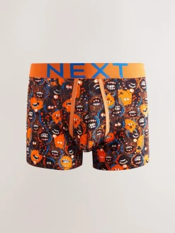Online Next Black Bright Monster A-Front Boxers