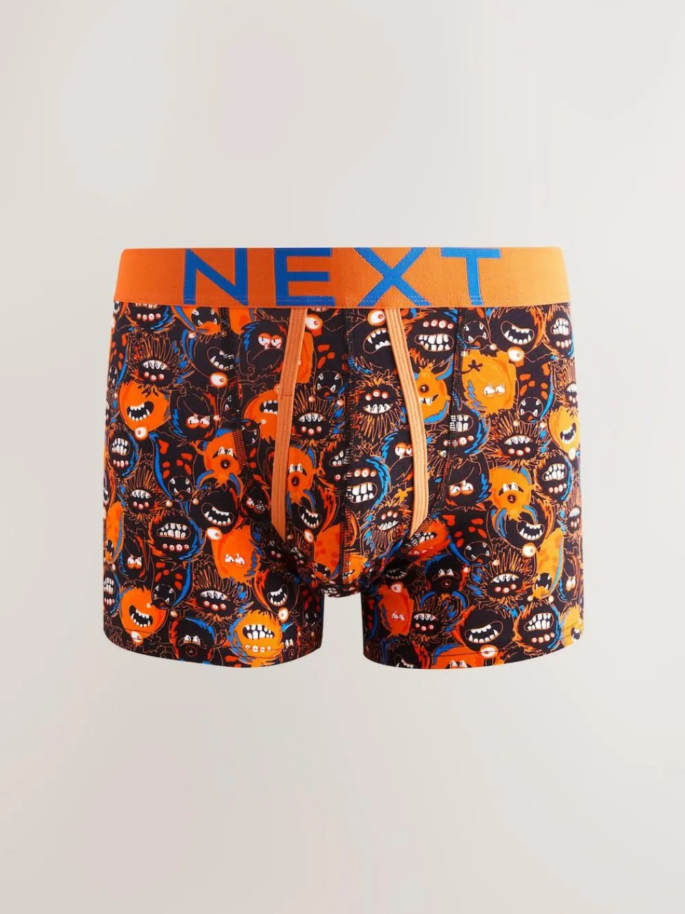 Online Next Black Bright Monster A-Front Boxers