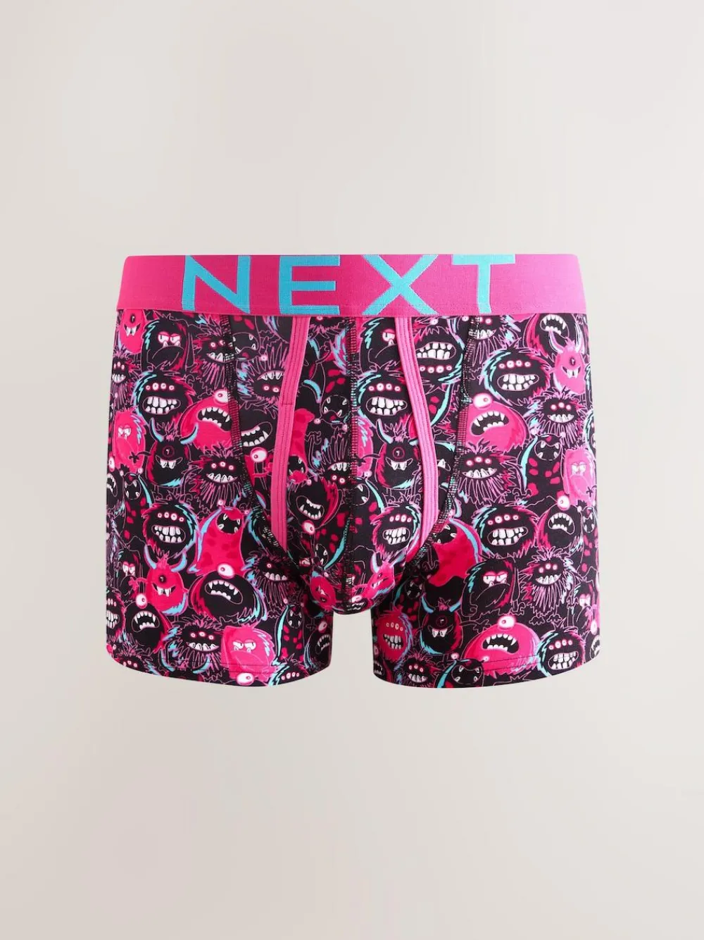 Online Next Black Bright Monster A-Front Boxers