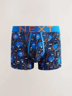 Online Next Black Bright Monster A-Front Boxers