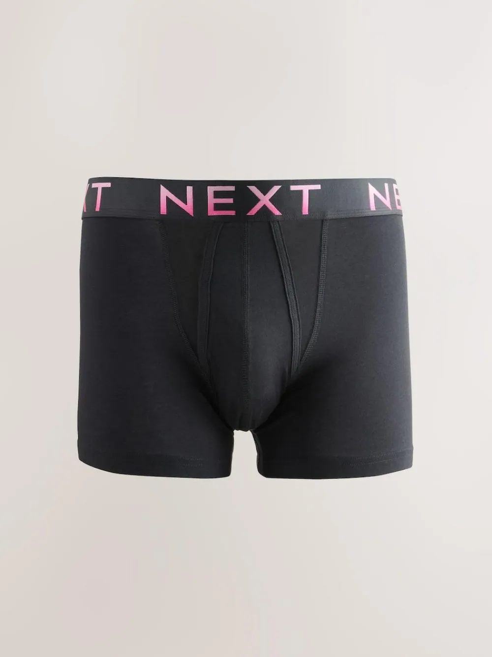 Next Black Bright Ombre Text Waistband 10 pack Cotton Rich Blend Hipsters Boxers^ Underwear|Underwear