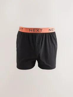 New Next Black Bright Waistband Loose Boxers