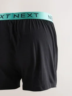New Next Black Bright Waistband Loose Boxers
