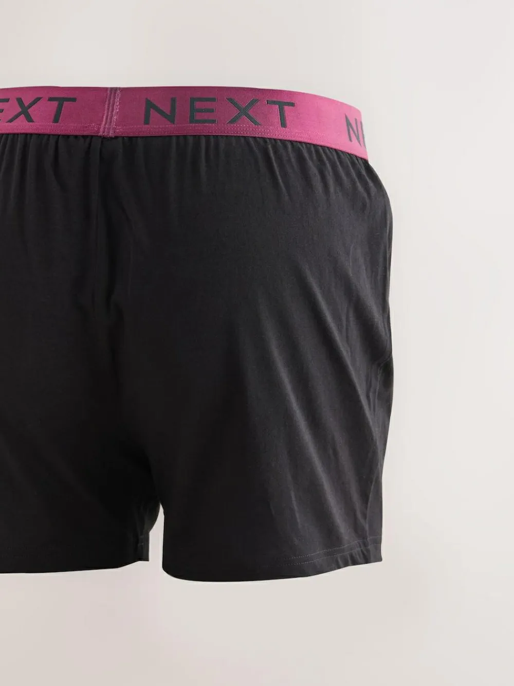 New Next Black Bright Waistband Loose Boxers
