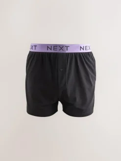 New Next Black Bright Waistband Loose Boxers