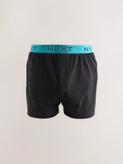 New Next Black Bright Waistband Loose Boxers
