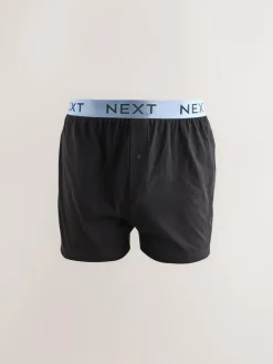 New Next Black Bright Waistband Loose Boxers