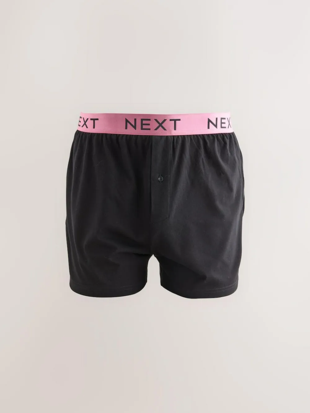 New Next Black Bright Waistband Loose Boxers