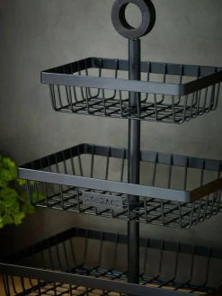 Clearance Next Black Bronx 3 Tier Fruit Basket