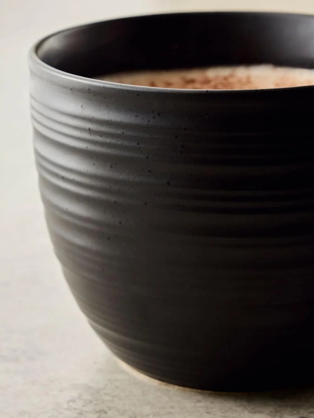 Outlet Next Black Bronx Set of 4 Cappuccino Mugs