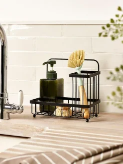 Next Black Bronx Sinktop Organiser Caddy^ Storage & Organisation