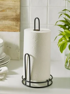 Sale Next Bronx Wire Kitchen Roll Holder Black