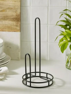 Sale Next Bronx Wire Kitchen Roll Holder Black